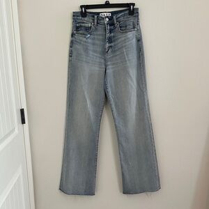 Daze wide leg raw hem women’s jeans size 28